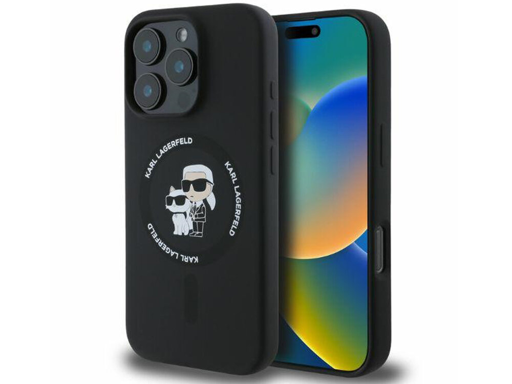 Etui Karl Lagerfeld Silicone Karl & Choupette funkcjonalności i elegancji Choupette iPhone