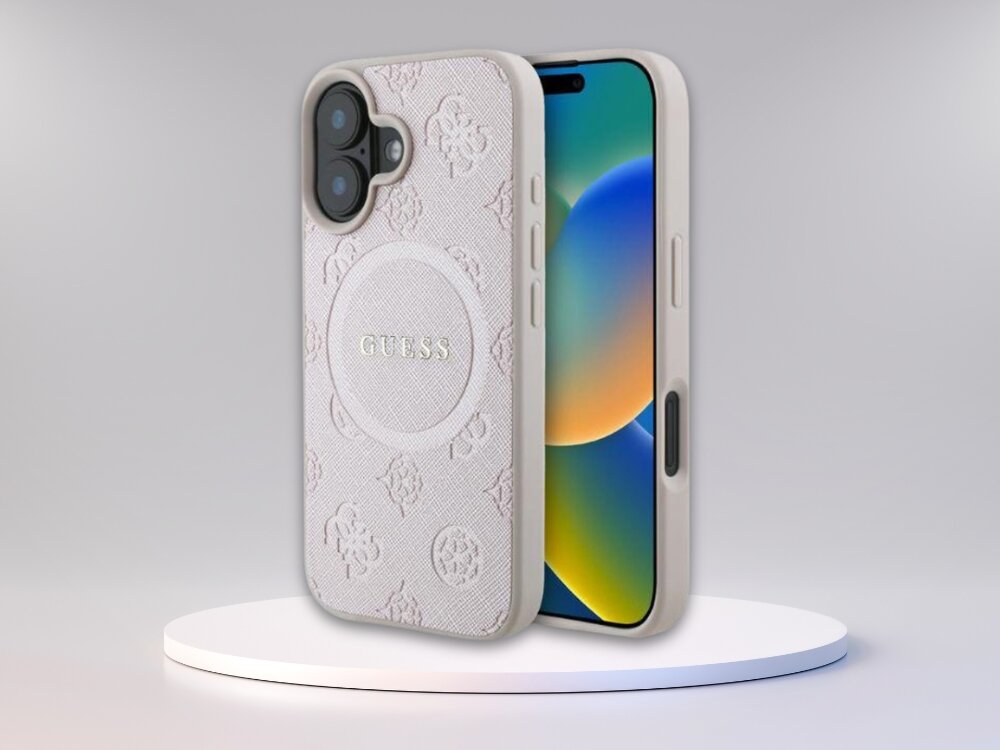 Etui GUESS Saffiano Peony Classic