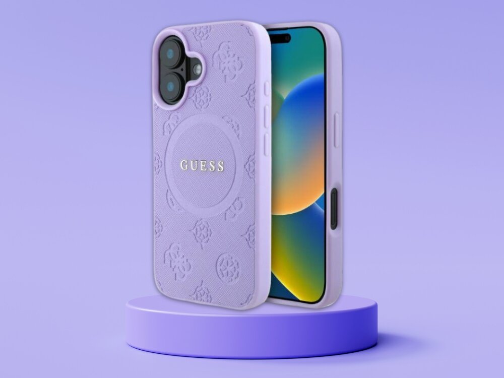 Etui GUESS Saffiano Peony Classic