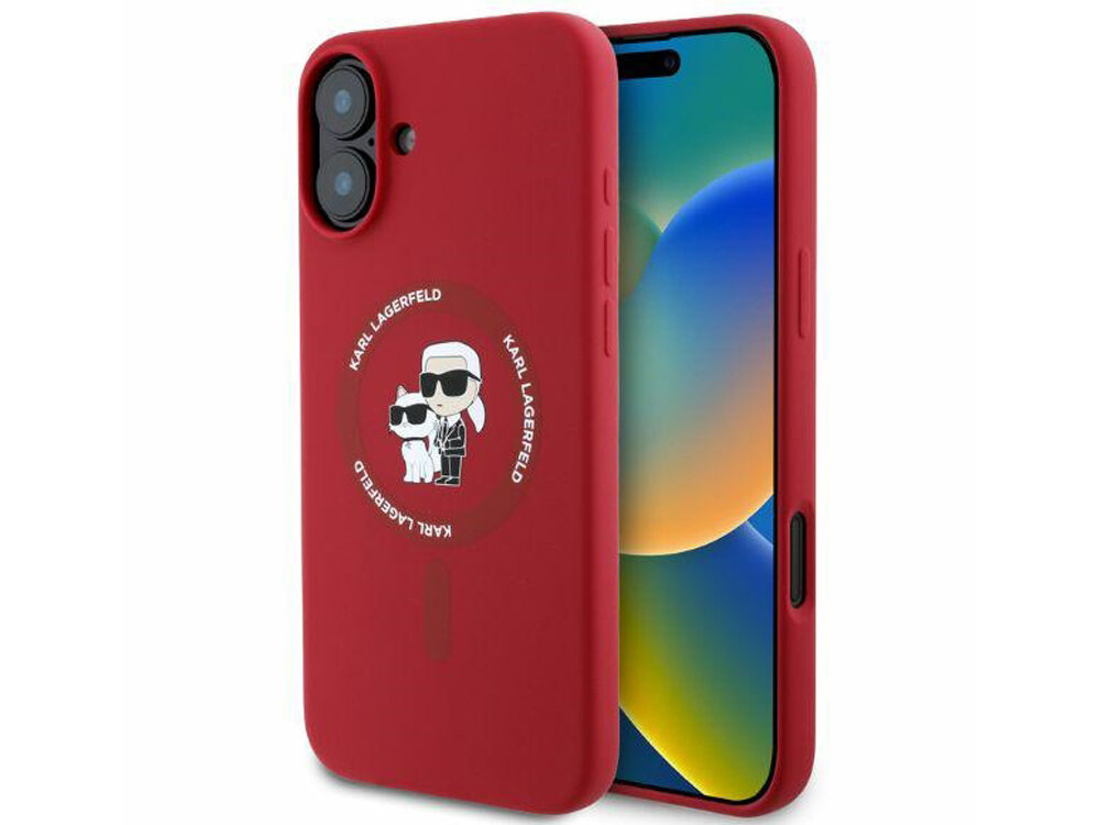 Etui Karl Lagerfeld Silicone Karl & Choupette funkcjonalności i elegancji Choupette iPhone