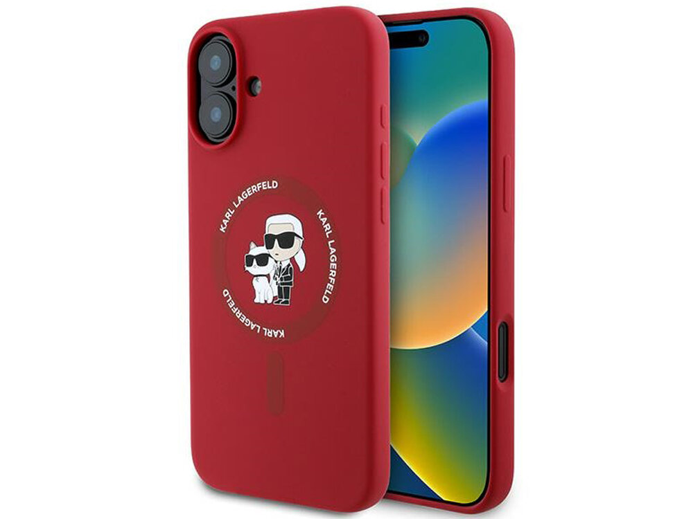 Etui Karl Lagerfeld Silicone Karl & Choupette funkcjonalności i elegancji Choupette iPhone