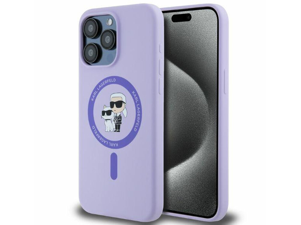 Etui Karl Lagerfeld Silicone Karl & Choupette funkcjonalności i elegancji Choupette iPhone