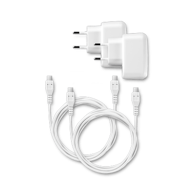 2x zasilacz z kablem