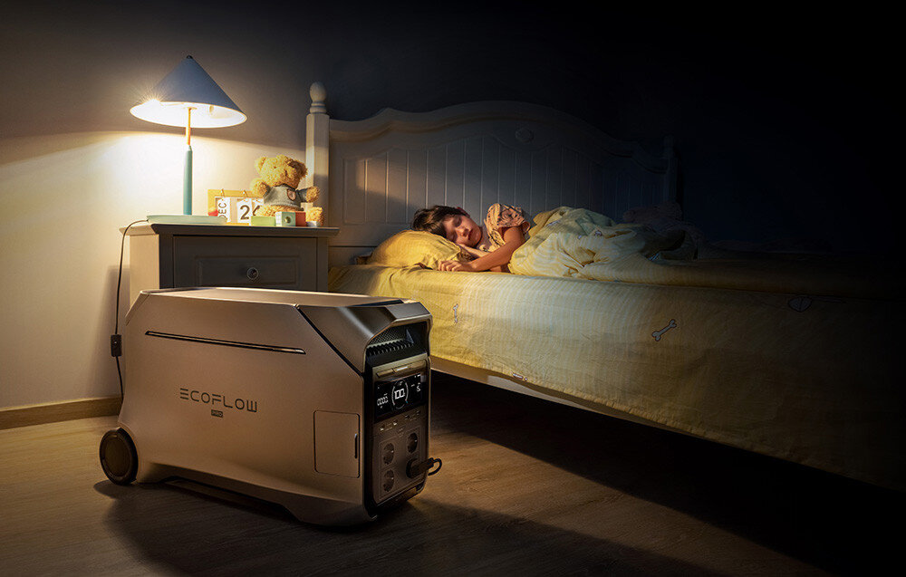 Stacja zasilania ECOFLOW Delta Pro 3 4096 Wh Bank energii cicha praca poziom halasu 30 dB zaawansowany system chlodzenia X-Cooling 3.0