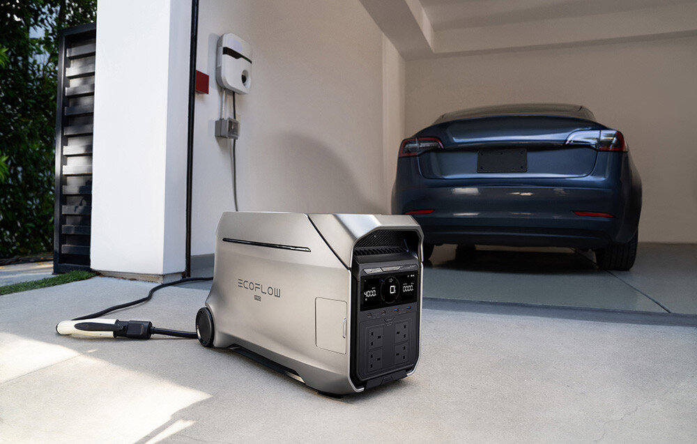 Stacja zasilania ECOFLOW Delta Pro 3 4096 Wh Bank energii styl innowacyjne rozwiązania specjalna powłoka UV trwałość ochrona