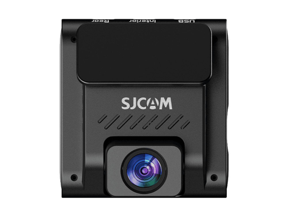SJCAM M60 Nagrywanie w pętli ciągły zapis wideo najstarsze pliki zapełnienie pamięci karty - wideorejestrator od przodu na białym tle