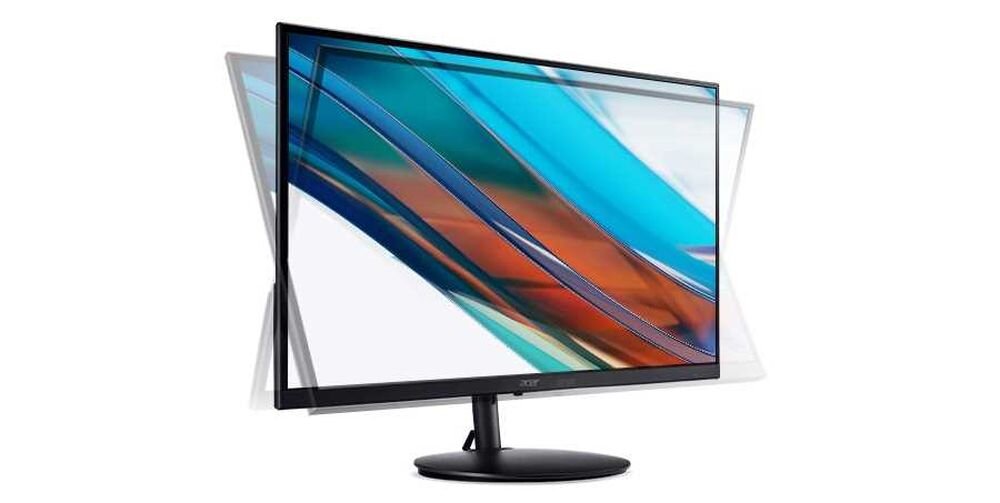 Monitor ACER SH272UEBMIPHUX - funkcja regulacji nachylenia i wysokości