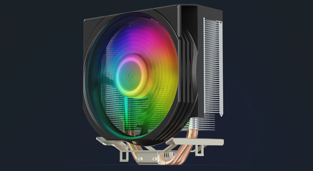 KOMPUTER MAD DOG ENDORFY300ARGB-I02WR16 I5-12400F 16GB 1TB RX6600 W11H ciche działanie 120 mm wentylator Fluctus ARGB funkcja regulacji kolorów ARGB regulacja obrotów PWM preaplikowana pasta termoprzewodząca Pactum PT-3