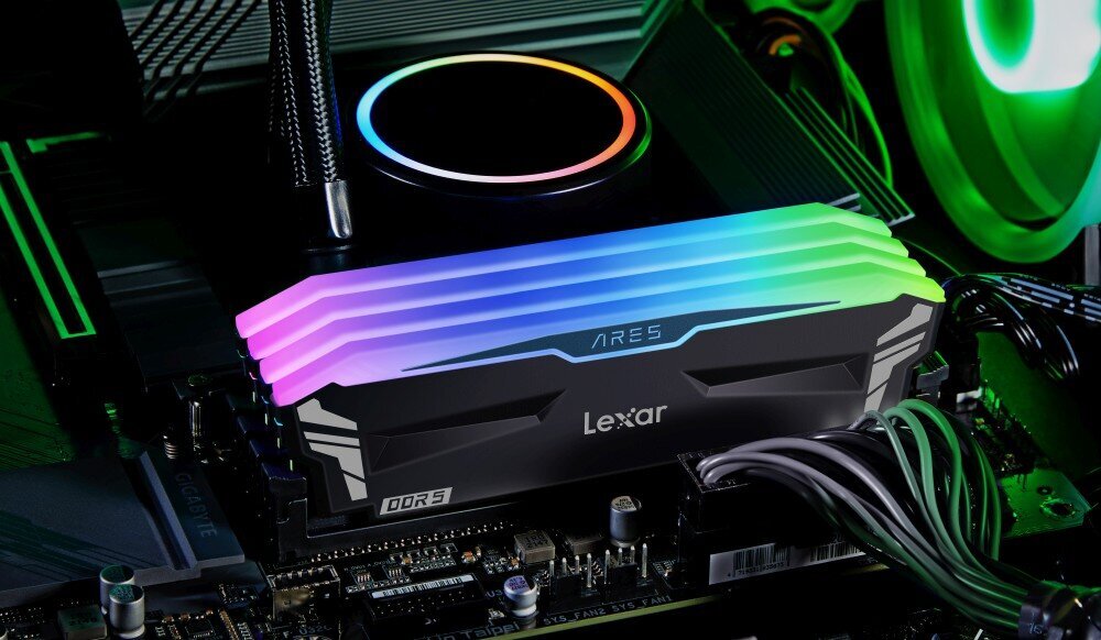 KOMPUTER MAD DOG DIAXID605-A06DR32 R5-7600 32GBD5 1TB RTX4070SU WI-FI DOS taktowanie 6400 MHz CL32 aluminiowy radiator podświtlenie RGB