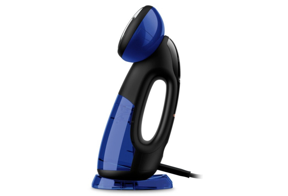 Parownica do ubrań CONAIR Turbo Extreme Steam 2w1 GS108 Niebieski Wysoka moc zbiornik woda pojemność wydajność pary