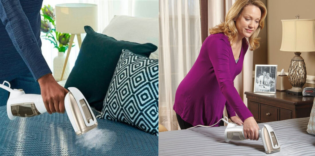 Parownica do ubrań CONAIR Turbo ExtremeSteam GS59XE Biały Szybkie nagrzewanie para czas zbiornik woda pojemność