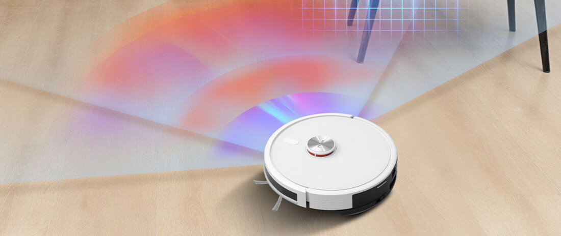 Robot sprzątający LYDSTO R5 Biały Systemy bezpieczeństwa 15 różnych czujników praca