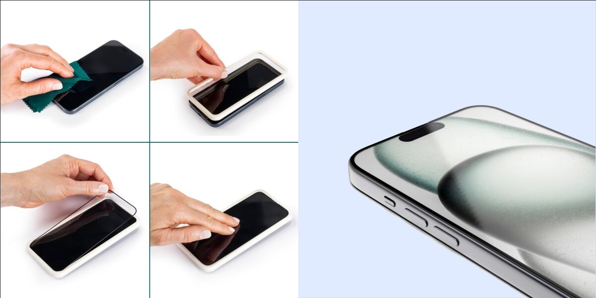 Szkło hartowane HAMA Extreme D30 do Apple iPhone 16 - Szybki i łatwy montaż