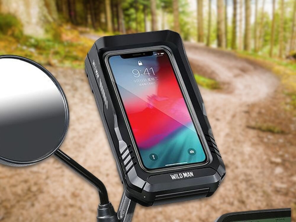 Uchwyt rowerowy WILDMAN FK3 pokrowiec schowek telefon etui