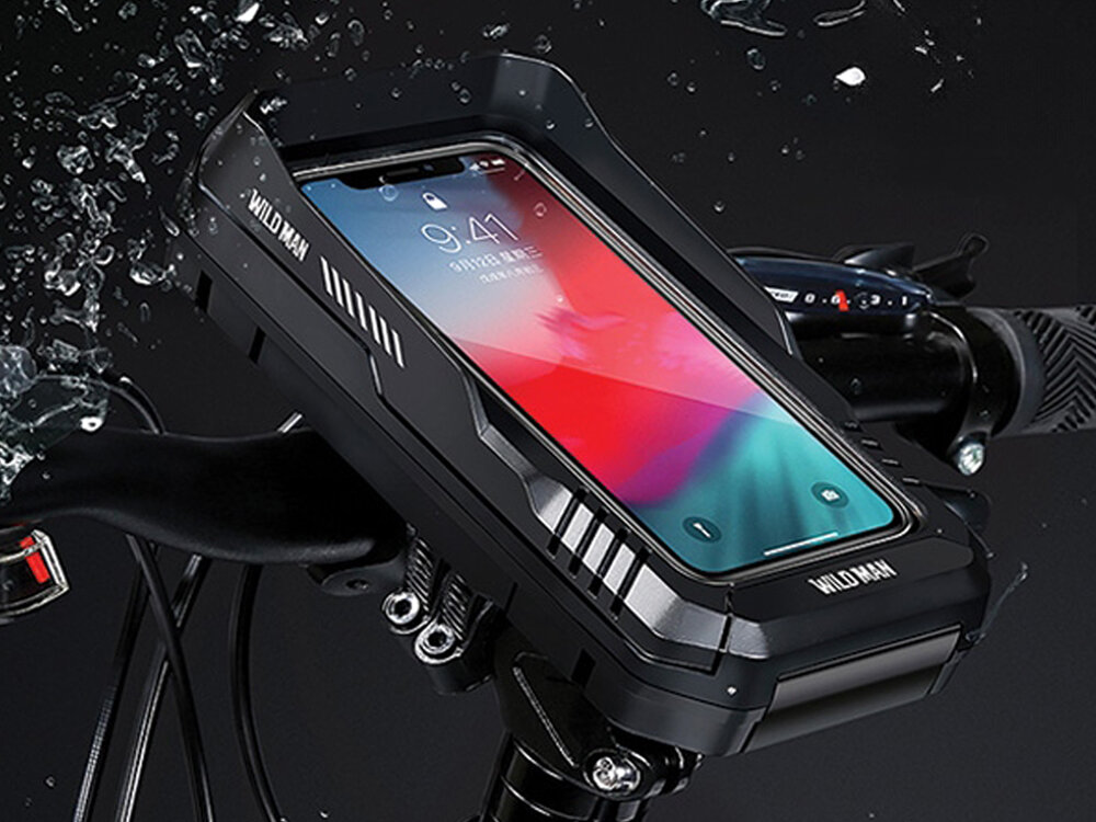 Uchwyt rowerowy WILDMAN FK4 pokrowiec schowek telefon etui