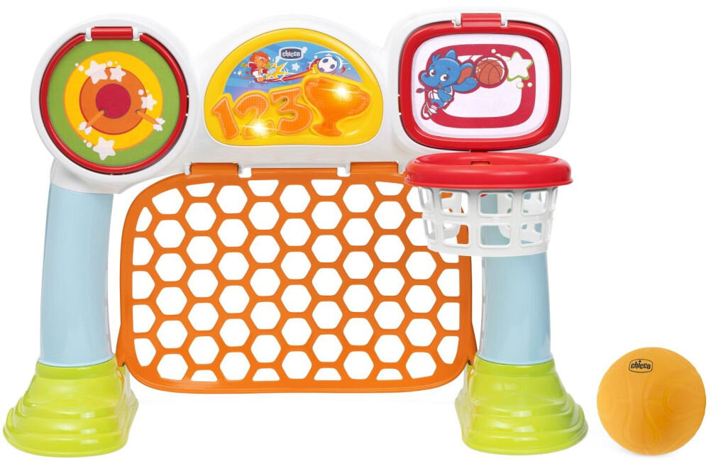Zabawka interaktywna CHICCO Fit&Fun Liga Multisportowa 00009811000000 3w1 trzy różne aktywności sportowe funkcje dźwiękowe i świetlne