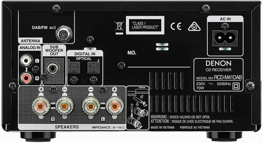 Wieża DENON D-M41 DAB+ - Triple Noise Reduction