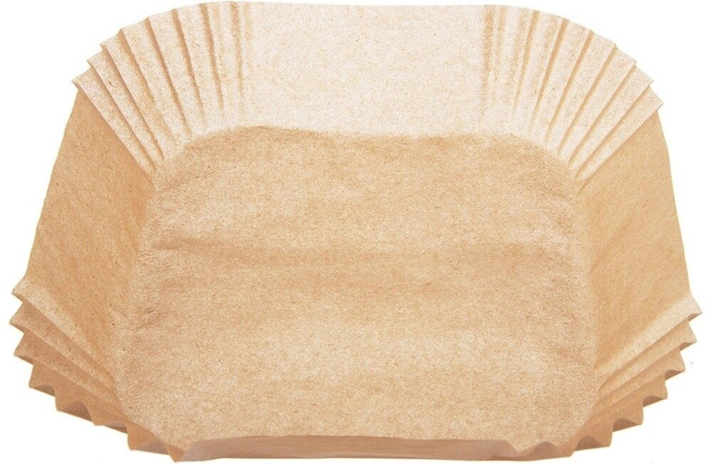 Papier do Air Fryer ORION 120071 21 x 21 cm 100 sztuk na leżąco, wnętrze