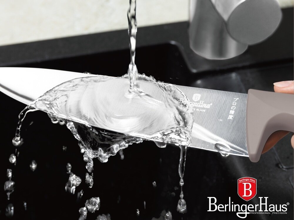 Zestaw noży BERLINGER HAUS BH-2974 6 elementów wysokiej jakości stal nierdzewna, odporność na korozję, higieniczny