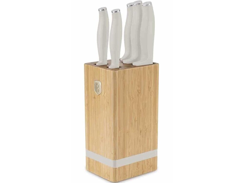 Zestaw noży BERLINGER HAUS BH-2973 6 elementów eleganckie, matowe wykończenie, świetnie pasuje do każdej kuchni, stylowy wygląd