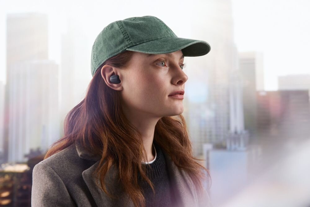 Słuchawki dokanałowe BOWERS & WILKINS PI6 ANC Wodoodporne przetwarzanie audio komunikacja sluchawki przetworniki bioceluloza