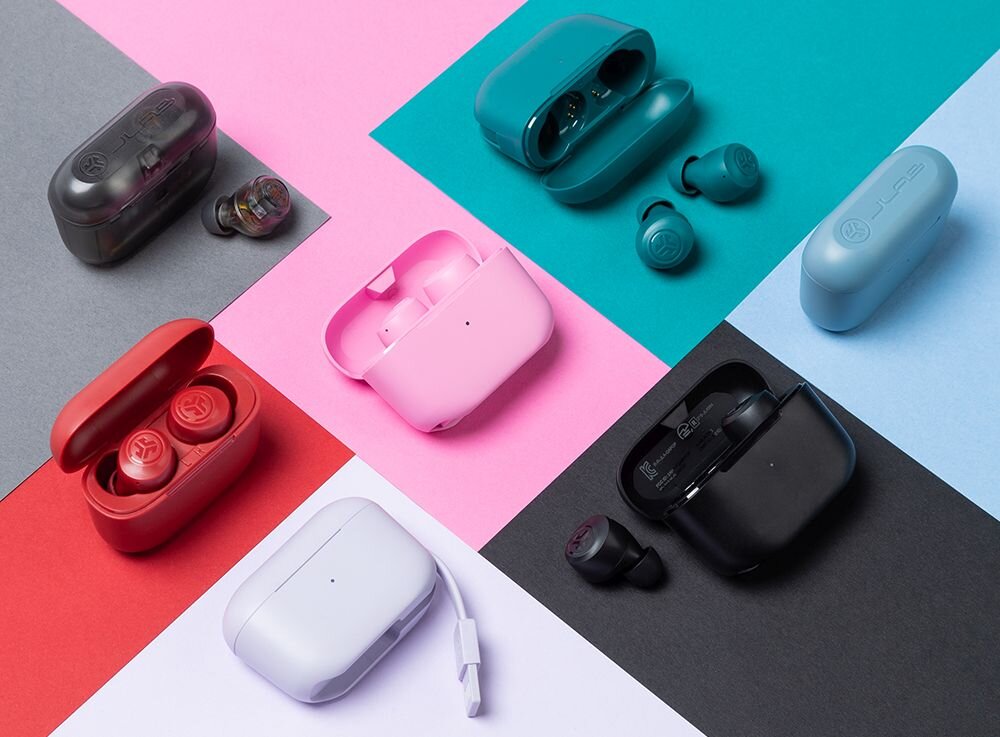 Słuchawki dokanałowe JLAB Go Air Pop 2 bezprzewodowa lacznosc bluetooth zasieg