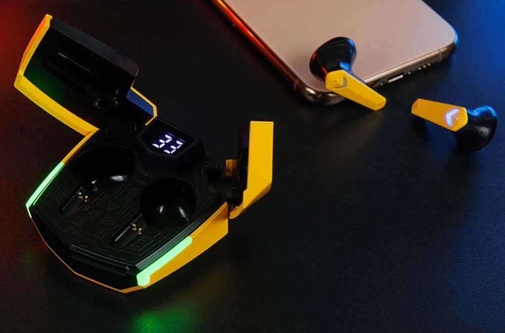 Słuchawki douszne CANYON DoubleBee GTWS-2 jakosc dzwiek utwory glebia klarownosc