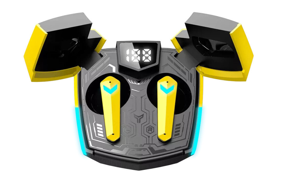 Słuchawki douszne CANYON DoubleBee GTWS-2 sterowanie muzyka efekty podswietlenie