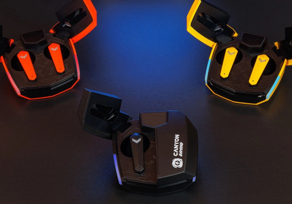 Słuchawki douszne CANYON DoubleBee GTWS-2 design komfort lekkość dźwięk jakość wrażenia słuchowe ergonomia lekkość sport aktywność podróże czas pracy działanie akumulator