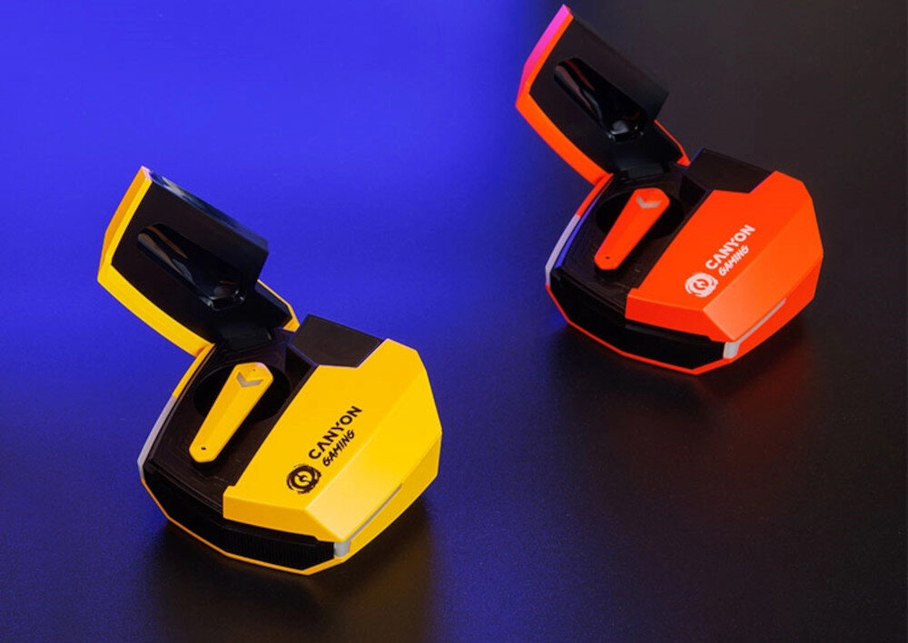 Słuchawki douszne CANYON DoubleBee GTWS-2 czas pracy bateria dzialanie sesje