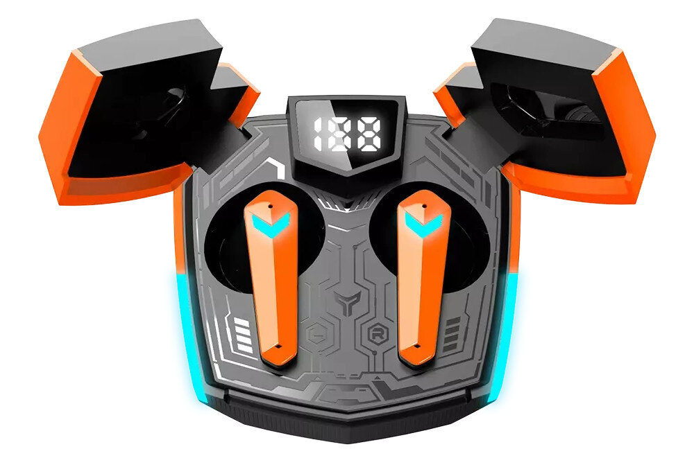 Słuchawki douszne CANYON DoubleBee GTWS-2 sterowanie muzyka efekty podswietlenie