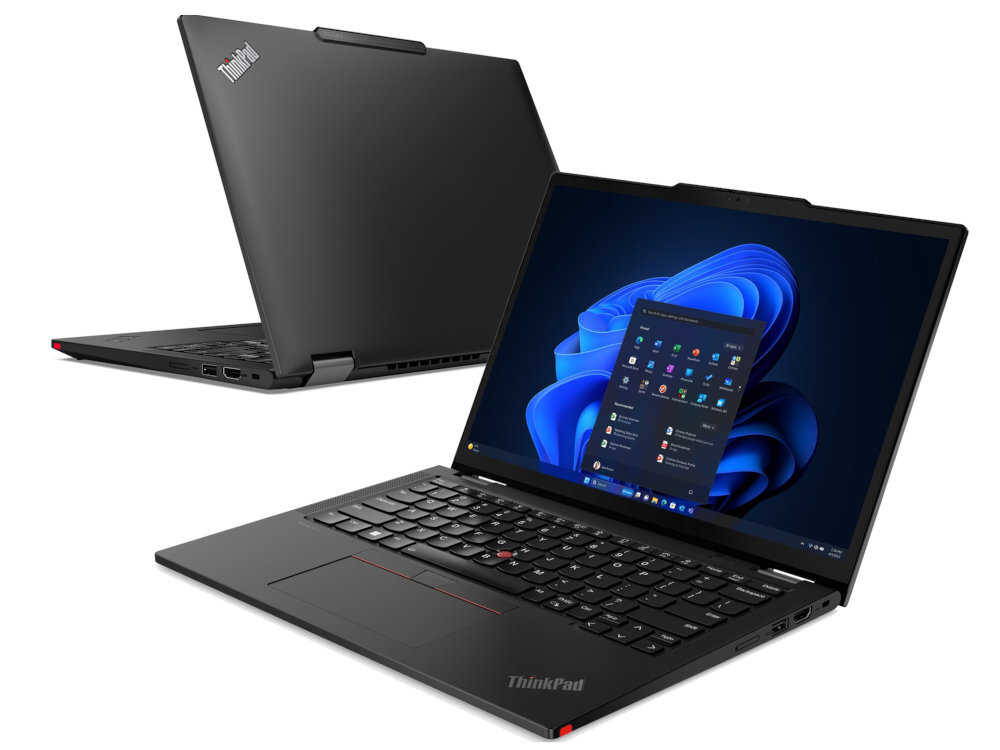 LENOVO ThinkPad X13 Dwa porty USB-A (USB 3.2 Gen 1, 5Gbps) Always On Dwa porty USB-C Thunderbolt 4 DisplayPort 2.1 HDMI 2.1 rozdzielczość 4K 60 Hz