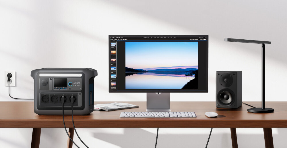 Stacja zasilania ANKER Solix C1000X 9 portow wyjsciowych 2 porty USB-C 2 porty USB-A porty samochodowe 12V