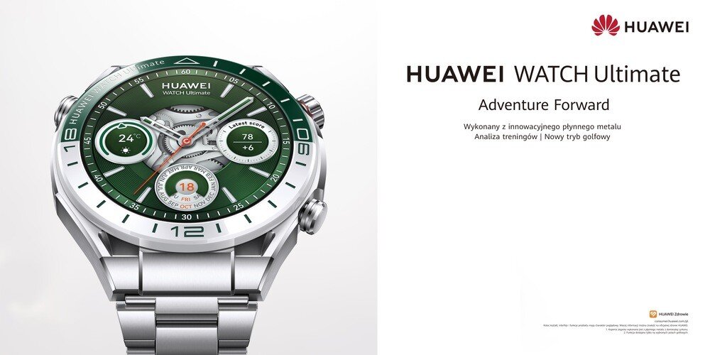 Smartwatch HUAWEI Watch Ultimate opis