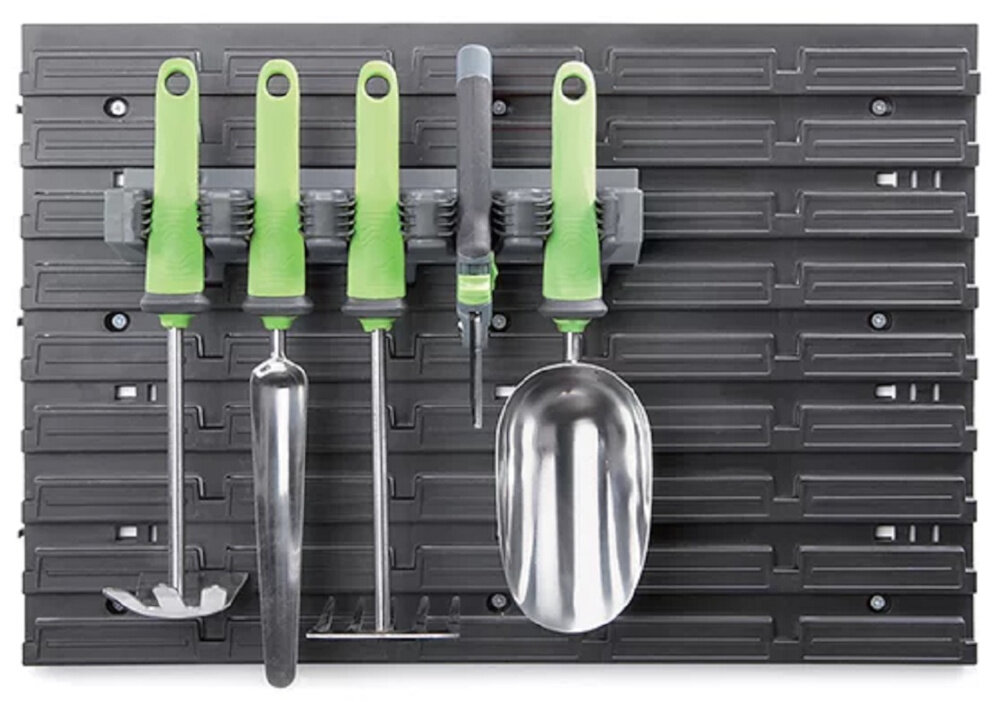 Wieszak narzędziowy PROSPERPLAST Multi Holder IWN1-405U wieszak na tablicy narzędziowej na wieszaku narzędzia praktyczne przechowywanie organizacja przestrzeni pracy uniwersalne zastosowanie