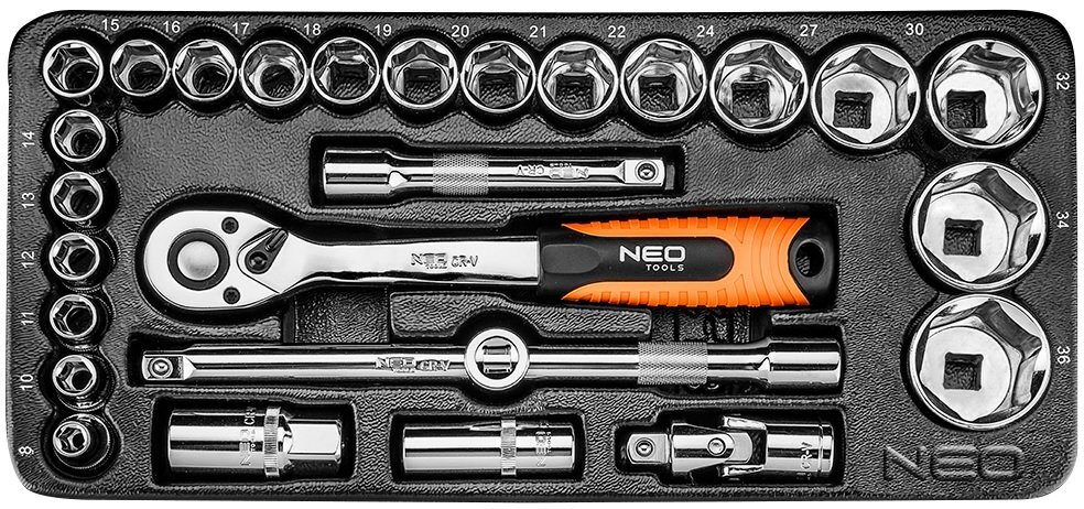 Szafka warsztatowa NEO 84-222-9 klucze nasadowe 1/2 NEO TOOLS (84-238)