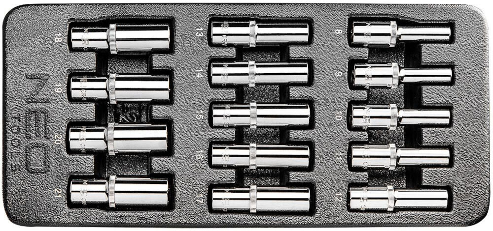 Szafka warsztatowa NEO 84-222-12 Zestaw długich nasadek 1/2 NEO TOOLS (84-243)