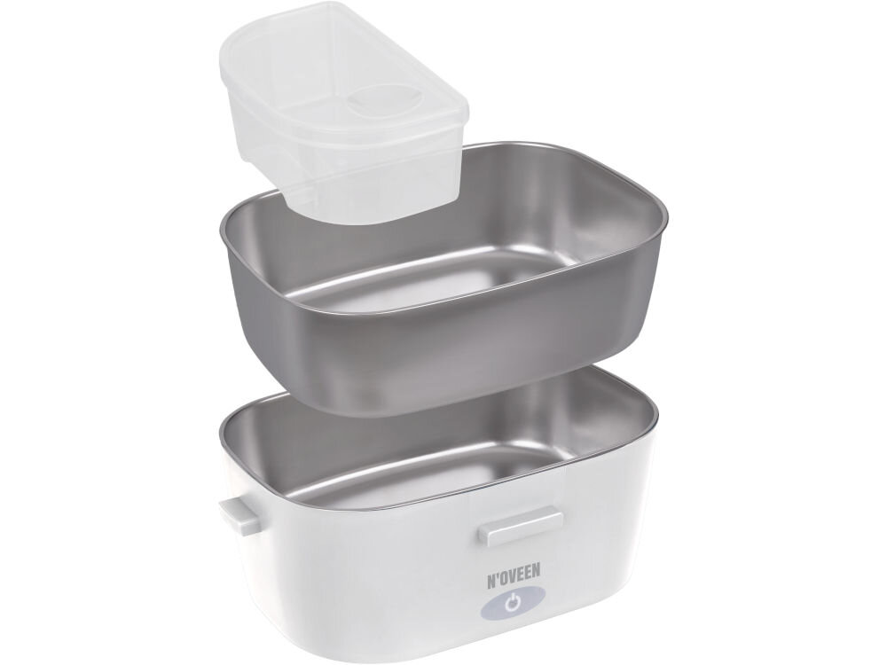 Lunch Box NOVEEN LB715 Pearl stal INOX lepsze przewodnictwo cieplne szybsze nagrzewanie większa trwałość odporność na uszkodzenia zachowanie wyglądu i funkcjonalności