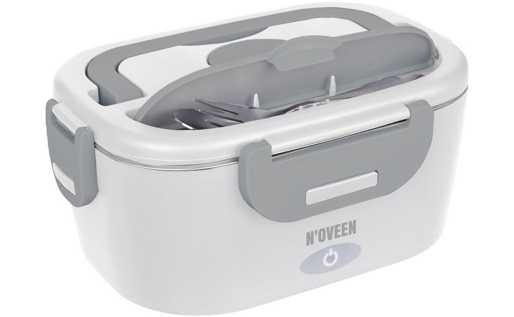Lunch Box NOVEEN LB715 Pearl cztery solidne zatrzaski zapewnienie szczelności dłuższe utrzymanie świeżości posiłków dodatkowe miejsce na łyżkę i widelec zawór uwalnianie nadmiaru ciśnienia podniesione bezpieczeństwo użytkowania