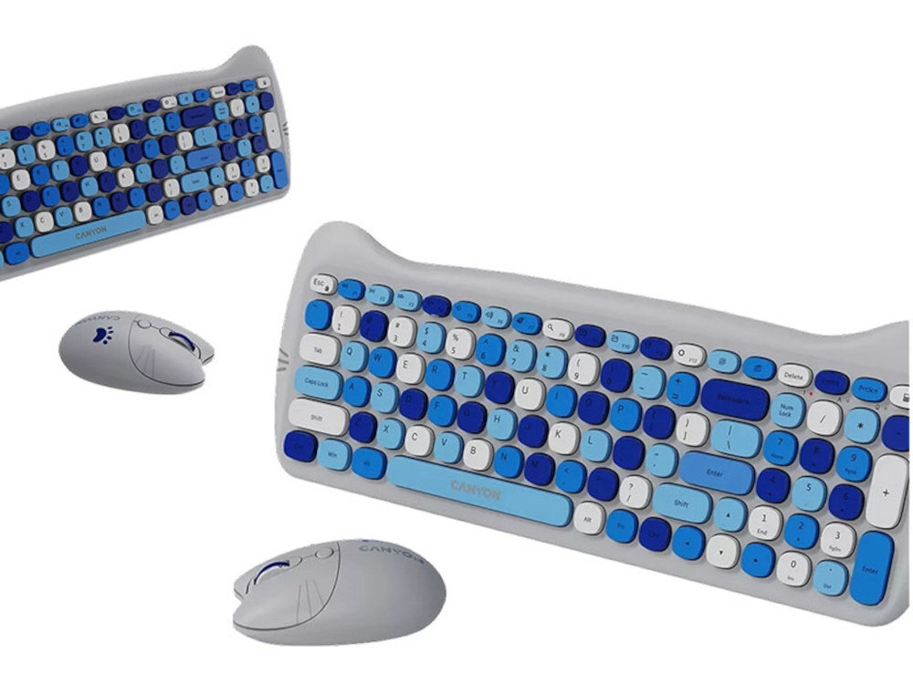 Zestaw CANYON HSET-W6 - Smukły i ergonomiczny design