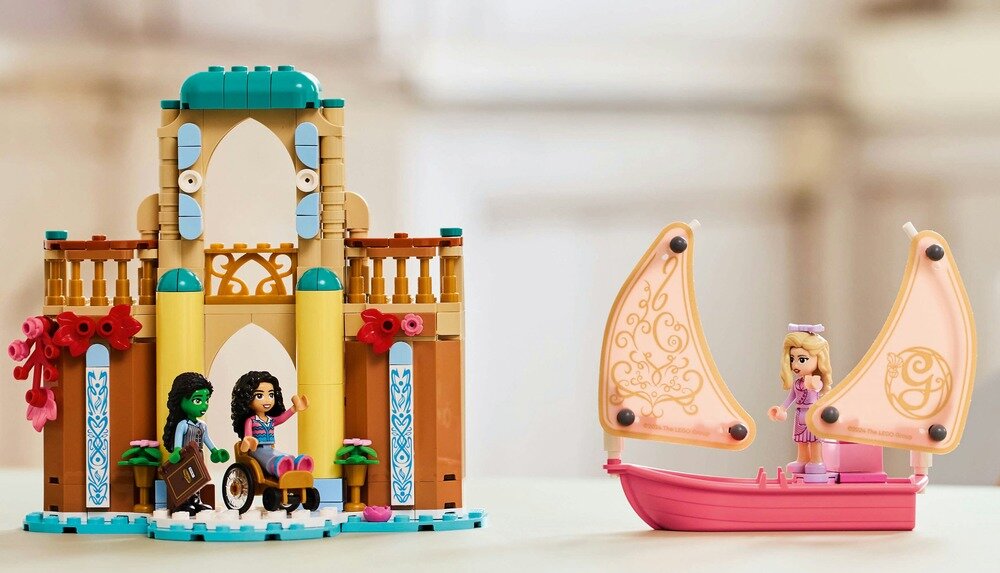 LEGO 75681 Wicked Glinda, Elphaba i Nessarose na Shiz University kv lifestyle początek opisu sekcja nagłówkowa