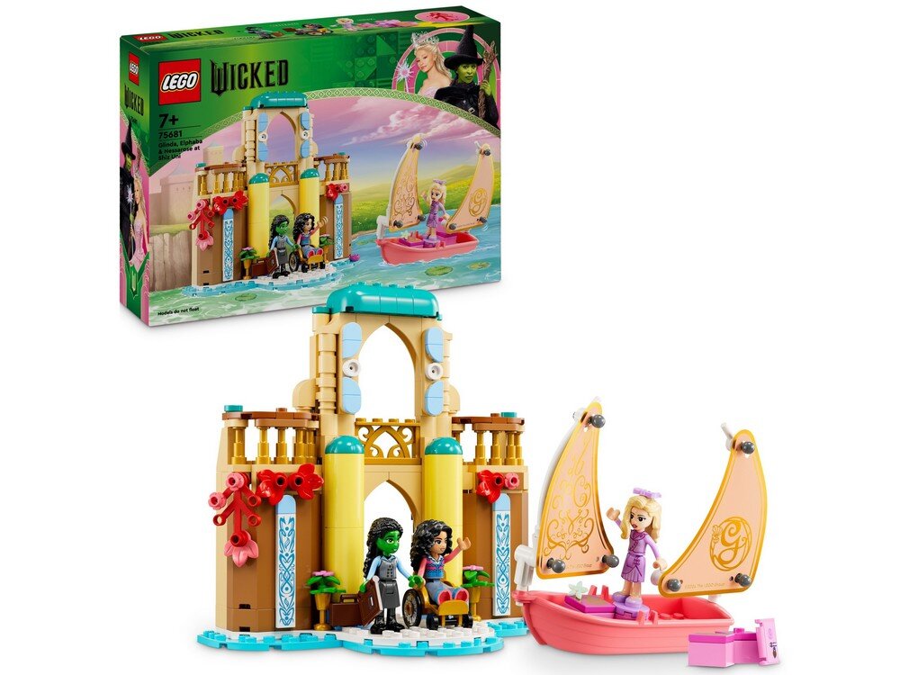 LEGO 75681 Wicked Glinda, Elphaba i Nessarose na Shiz University Zestaw