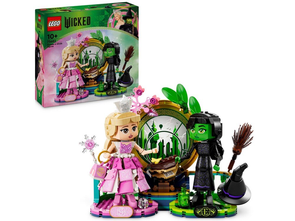 LEGO 75682 Wicked Figurki Elphaby i Glindy Zestaw pudełko
