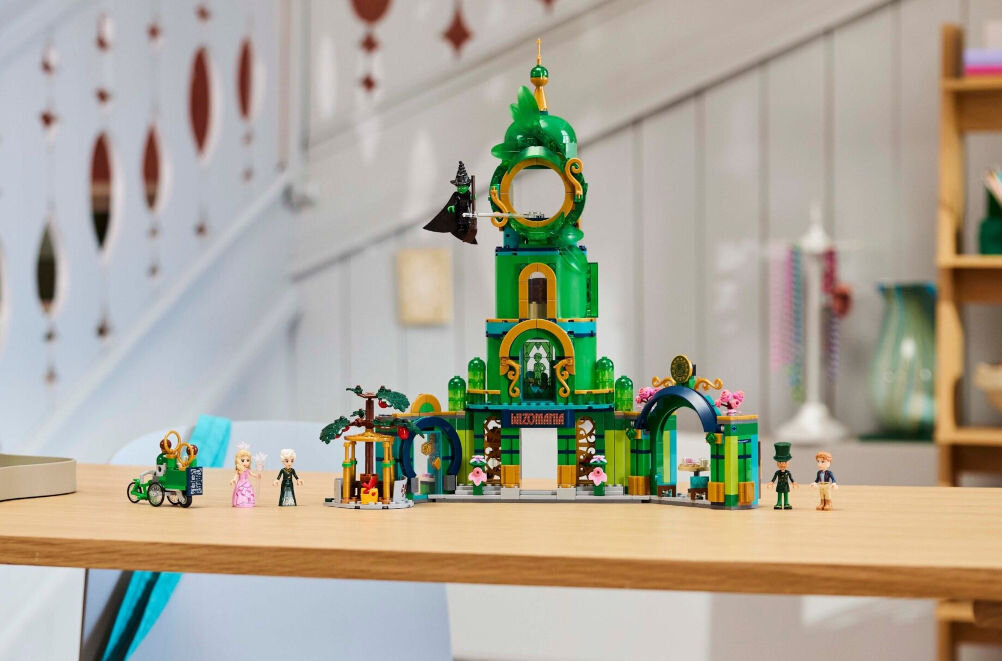LEGO 75684 Wicked Powitanie w Emerald City baśniowa karina Oz szczegółowa trzypiętrowa wieża