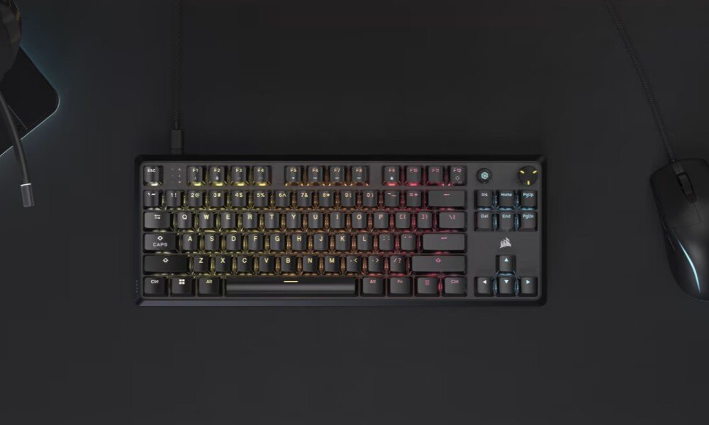 Klawiatura CORSAIR K70 Core TKL wielkość układ przeznaczenie
