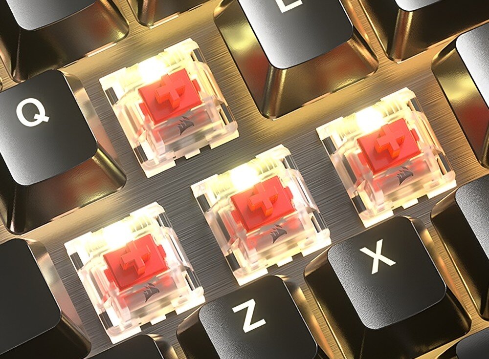 Klawiatura CORSAIR K70 Core TKL przełączniki smarowanie wytrzymałość podświetlenie