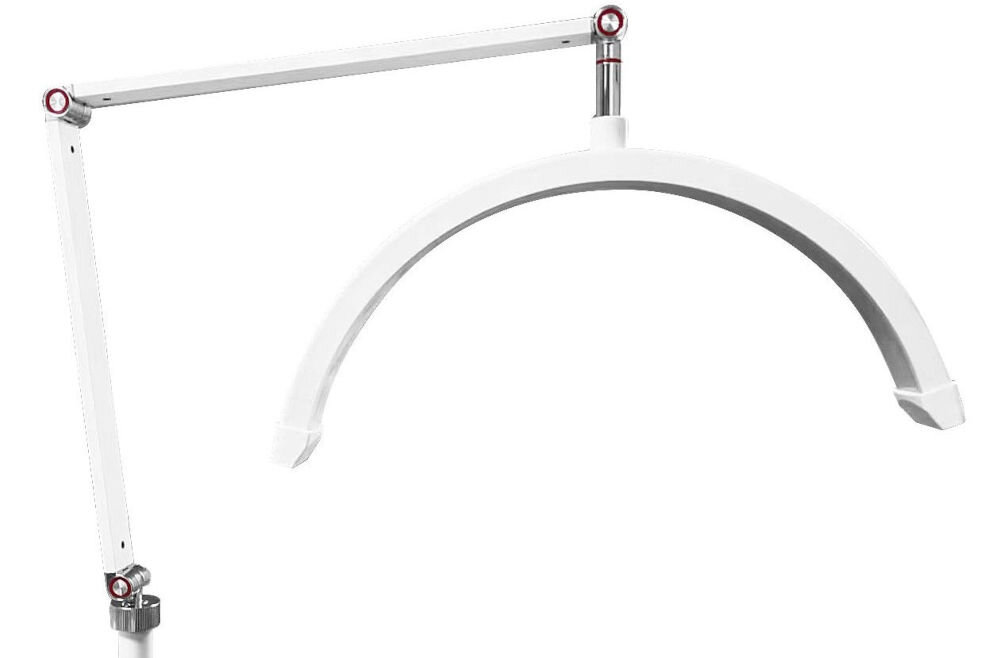 Lampa LED do paznokci MICHAEL MARINELLI C180 Biały białą lampa półksiężyc elementy srebrnego białe tło wysoki wskaźnik oddawania barw (CRI) Ra > 95 wiernie odwzorowuje kolory Brak efektu migotania stabilne przyjazne dla oczu światło miękkie i równomierne rozproszenie światła dla profesjonalistów z branży kosmetycznej i tatuażu precyzja i komfort