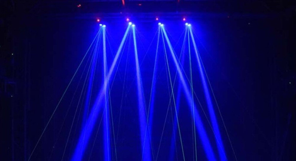 Reflektor LIGHT4ME Spider Strobo - oświetlenie imprezowe