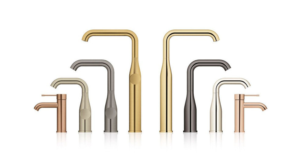 BATERIA KUCHENNA GROHE Essence opcje kolory złoto grafit miedź odporne na zarysowania