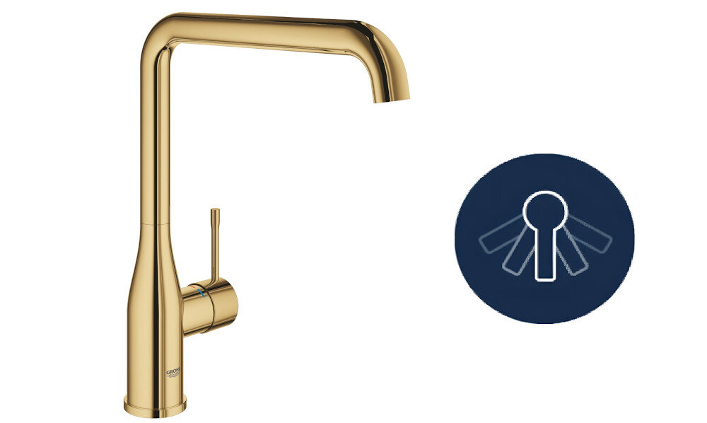 Bateria GROHE Essence obrotowa wylewka 360 stopni możliwości napełnianie